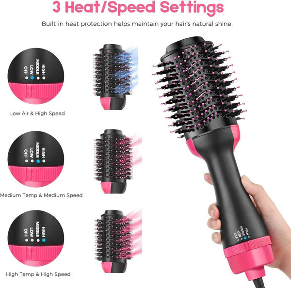 3 in 1 Hot Air Brush One-Step Hair Dryer And Volumizer Styler and Dryer Blow Dryer Brush Professional 1000W Hair Dryers 15 sold in last 7 hours