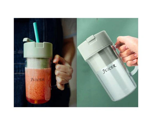 340ML Wireless Juicer Cup Portable Juice Blender Mini Ice Crusher Home Outdoor Office Fruit Milkshake Vegetable Juice Maker